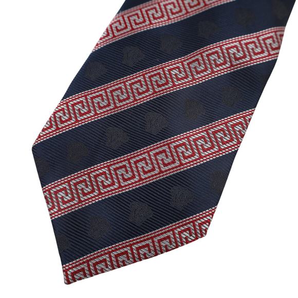 Vintage Versace V2 Medusa Head Neck Tie - Picture 3 of 6